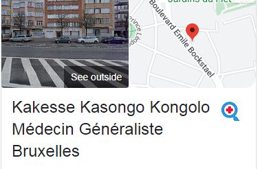 Kakesse Kasongo Kongolo Médecin Généraliste Bruxelles