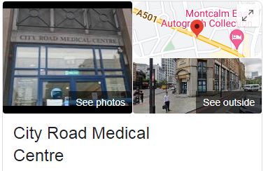 City Road Medical Centre London