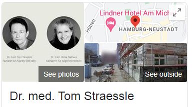 Dr. Med. Tom Straessle Hamburg