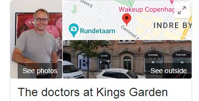 The doctors at Kongens Have Copenhagen