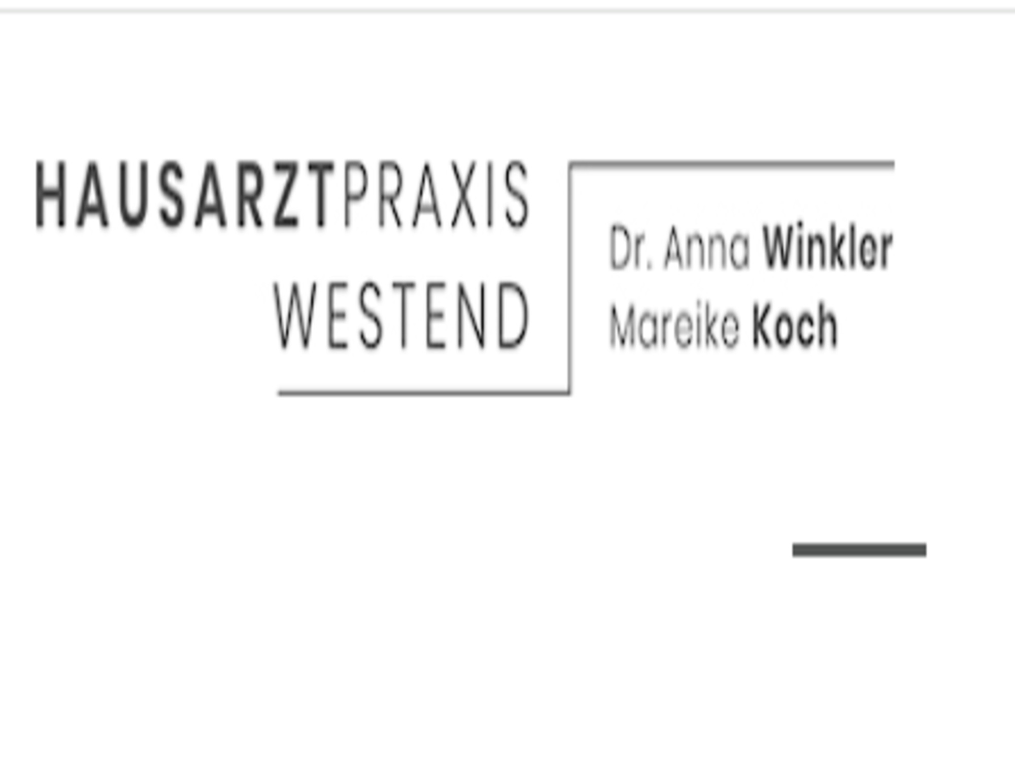 Dr. Med. Anna Winkler AndMareike Koch