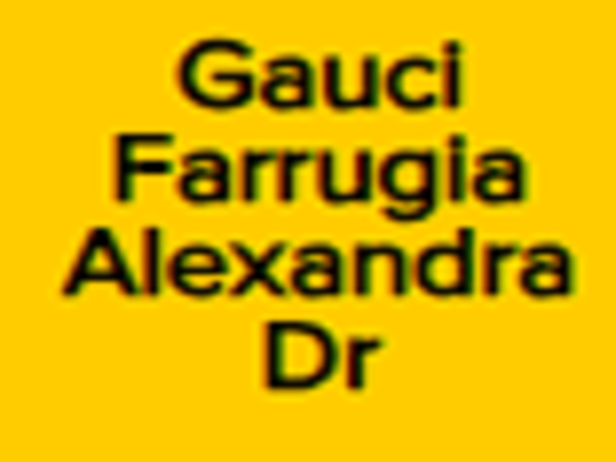 Gauci Farrugia Alexandra Dr